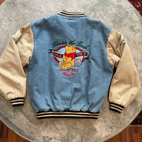 Disney Other - Vintage Disney Winnie Pooh Varsity Bomber Jacket